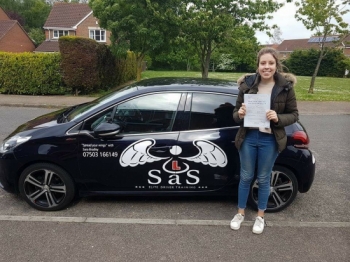 Passed 1st Time  with 0 Faults<br />
16/05/2018<br />
Instructor Sara Bradley