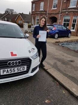 From Cromer!<br />
Passed 10/03/2018<br />
Instructor Sharon Cox