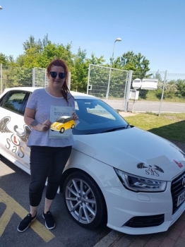 Passed 1st Time 5 Faults<br />
Instructor Sharon Cox<br />
24/05/2018