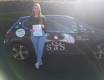 Passed  1st time 29/10/2018<br />
Instructor Sara Bradley